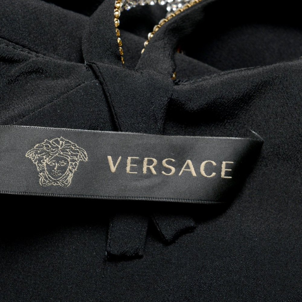 Versace 100% Silk Sleeveless Maxi Evening Dress - Picture 6 of 8